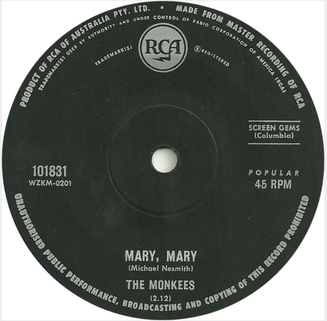 Happy Anniversary: The Monkees, “Mary, Mary”